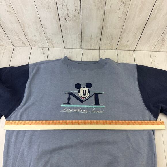 VTG Mickey & Co Fleece Legendary Series Embroidered Sweatshirt Size XL Disney - Picture 13 of 14